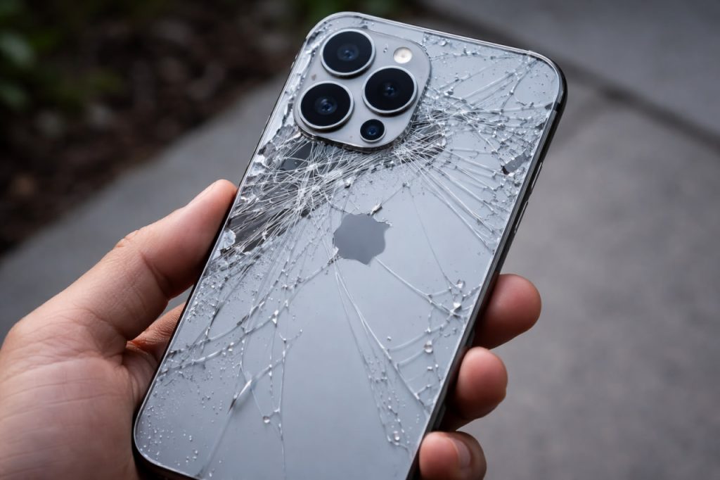 Замена заднего стекла iPhone 16